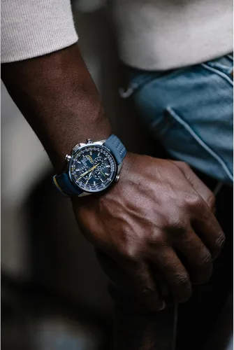 Vista 2 de Reloj Citizen AT8020-03L para hombre, Blue Angels World A-T Eco-Drive