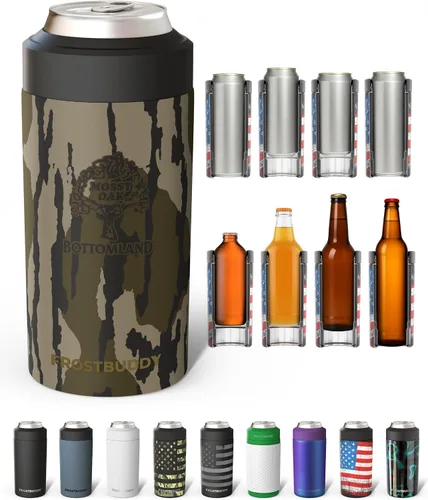 Vista 28 de Frost Buddy - Enfriador universal de latas, aislante de latas de acero Se adapta a latas delgadas de 12 onzas, 16 onzas, niños altos