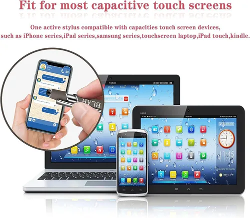 Vista 4 de 10 bolígrafos inspiradores motivacionales con frases, bolígrafo con punta de lápiz capacitivo, lápiz capacitivo, mensajes, juego de bolígrafos
