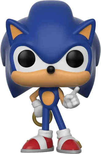 Vista 6 de POP Funko Games: Sonic The Hedgehog - Figura de vinilo de Sonic con anillo