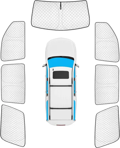 Vista 46 de KMF 6 piezas de parasoles gruesos para Mazda 3 Hatchback (No Sedán) 2014-2018 Accesorios, parasoles completos para parabrisas y ventanas de coche