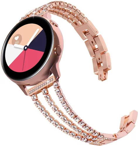 Vista 7 de Correa compatible con Galaxy Watch 4/4 Classic / 5/5 Pro / 6/6 classic / 3 1.614 in / Galaxy Watch 1.654 in / Active 2, correa de repuesto de malla