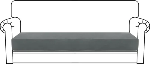 Vista 89 de MAXIJIN Fundas de cojín elásticas de terciopelo para sofá, funda de cojín suave de repuesto para sofá de dos plazas, protector de asiento