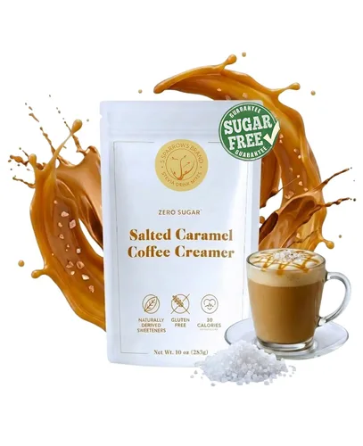 Vista 19 de 5 SPARROWS - Crema de café saludable sin azúcar (chocolate blanco) - Endulzada con stevia, cero azúcar, mezcla de bebida saborizada apta para dieta