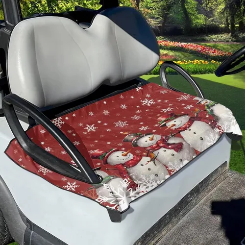 Vista 27 de Fundas de asiento de carrito de golf, lavables para carrito de golf, manta de toalla para carrito de golf, club, coche, fácil de instalar, funda