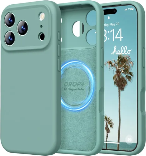Vista 126 de LOVE 3000 Diseñada para Funda iPhone Air, Silicona Premium [Compatible con Magsafe][Forro de Microfibra Suave Anti-Rayones] Funda Protectora