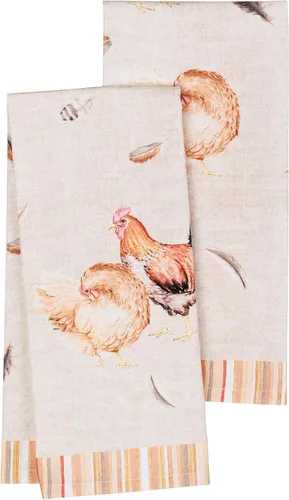 Vista 117 de Maison d' Hermine - Juego de 2 paños de cocina, multiusos, 100% de algodón, suave y absorbente, trapo de cocina, toalla de bar, Birdies On Wire