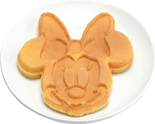 Vista 5 de Disney DMG-31, máquina para hacer waffles de Minnie Mouse, color rosa