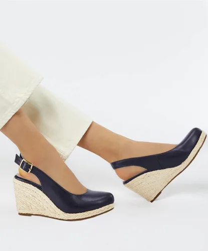 Vista 6 de Alpargatas para mujer, sandalias de cuña con puntera cerrada, plataforma de tacón
