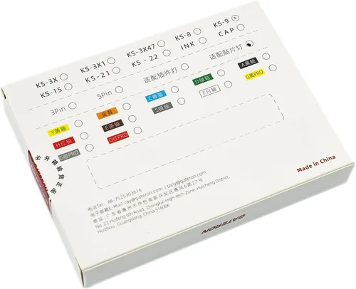 Vista 3 de NC Gateron - Paquete de 35 interruptores originales SMD RGB LED compatibles con G Pro para teclado mecánico MX (Pro amarillo)