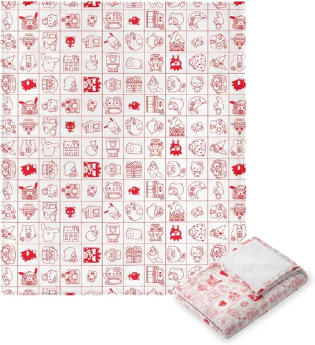 Vista 20 de Northwest Manta de Tiro Hello Kitty Silk Touch, 50" x 70", Love You Much Te amo mucho
