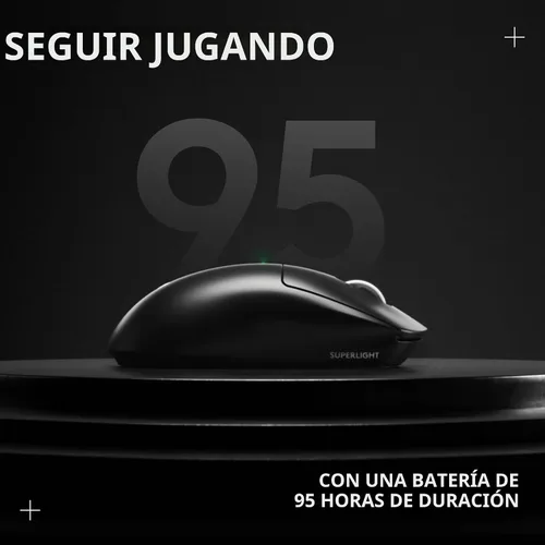 Vista 13 de Logitech G PRO X Superlight 2 SE - Mouse inalámbrico para juegos, 2.12 oz de grado profesional con 5 botones programables, sensor DPI de 44 K, 888+