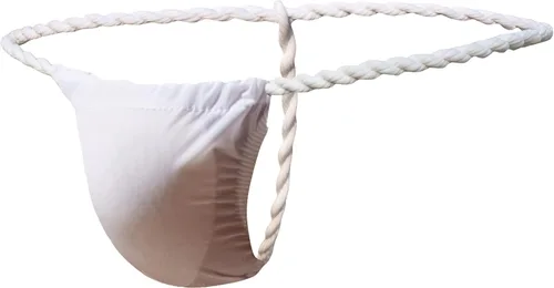 Vista 12 de Tanga de seda de hielo para hombre, de tiro bajo, ajustado, ropa interior suave Negro