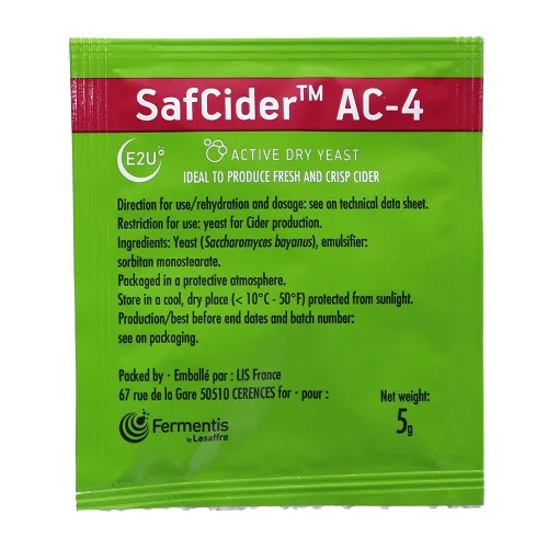 Vista 3 de Fermentis SafCider™ AC-4 (0.18 oz)