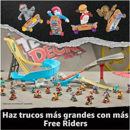 Vista 7 de Tech Deck Free Riders Extreme - Juego de diapasón motorizado a partir de 5