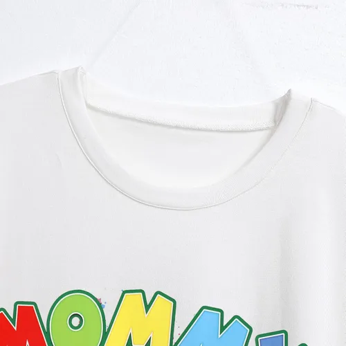 Vista 5 de Traje de cumpleaños a juego para la familia, para papá, mamá, melón, sandía, vaca, camiseta, pastel, ropa para sesión de fotos
