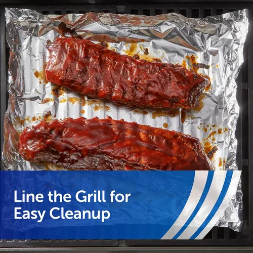 Vista 5 de Aluminio Reynolds Wrap Heavy Duty, 37.5 Square Feet Wide Heavy Duty Foil, Ideal For Large Meats, Food Pans, and Grilling, 18 Inch Wide Roll, Grill