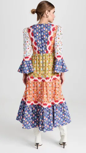 Vista 3 de CeliaB Vestido Esmeralda para mujer