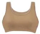 Vista 7 de D'chica - Brasier deportivo de algodón para niñas con una sola capa frontal