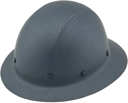 Vista 12 de Wolfjaw - Casco duro de fibra de vidrio de ala completa con suspensión de trinquete de 8 puntos, añade bordes y bolsa