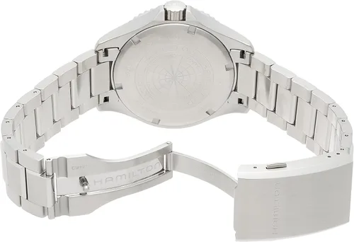 Vista 2 de Hamilton Khaki Navy Scuba Automatic Batman Bezel Reloj para hombre H82315131, Blanco, Classic