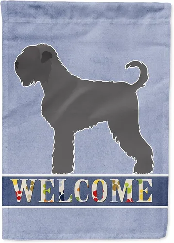 Vista 10 de Caroline's Treasures BB8334GF AIDI Bandera de jardín para perro de montaña del Atlas, bandera de buzón azul, bandera decorativa para patio exterior