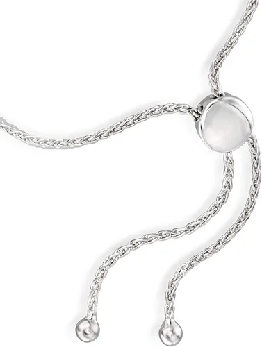 Vista 3 de Ross-Simons Pulsera bolo de diamantes de 1,20 quilates en plata de ley, Piedra preciosa, multi