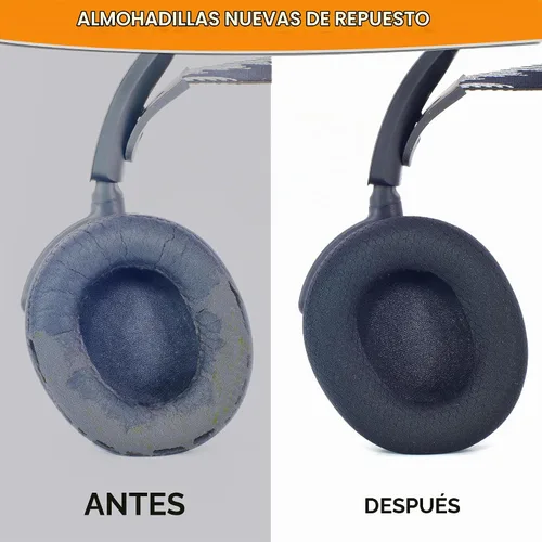 Vista 5 de Defean Almohadillas para Steelseries Arctis Nova Pro Wireless/Nova Elite Tela transpirable negra
