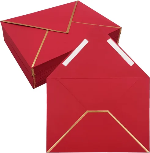 Vista 8 de Paquete de 50 sobres autoadhesivos de 4 x 6 pulgadas, sobres negros de 4 x 6 pulgadas para invitaciones con sobres autoadhesivos A6 para bodas