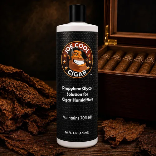 Vista 3 de Joe Cool Cigar Solución de humidor de propilenglicol para humidificadores de cigarros (botella de 16 onzas)