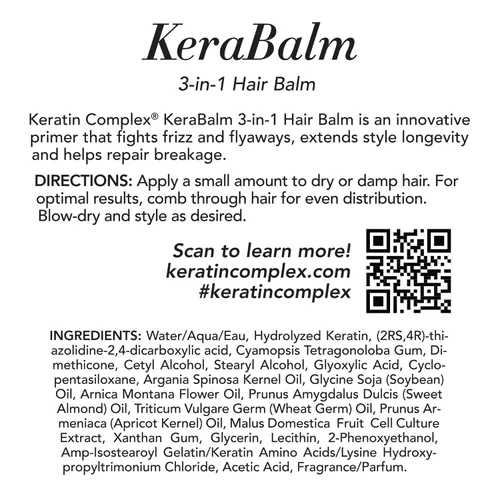 Vista 2 de Keratin Complex Kerabalm - Bálsamo para el cabello multibeneficio 3 en 1, 1.7 onzas