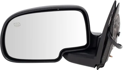 Vista 67 de TRQ Espejo plegable con calefacción eléctrica del lado del conductor con indicador de punto ciego pintura a juego negro liso compatible con Kia