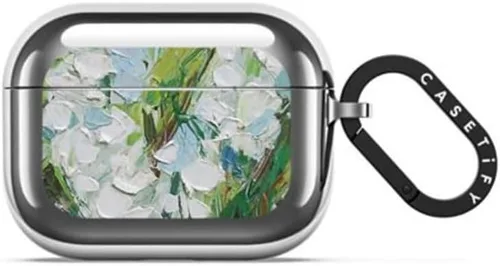Vista 34 de CASETiFY Bounce - Funda para AirPods Pro 3, color carbón mate