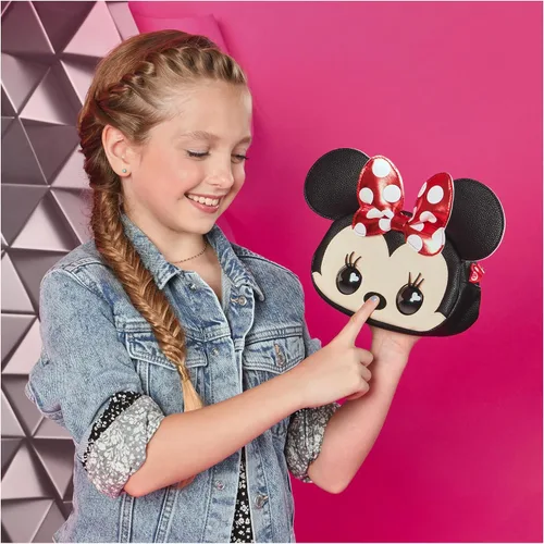 Vista 2 de Purse Pets, Disney Minnie Mouse Officially Licensed Interactive Pet Toy & Kids Purse