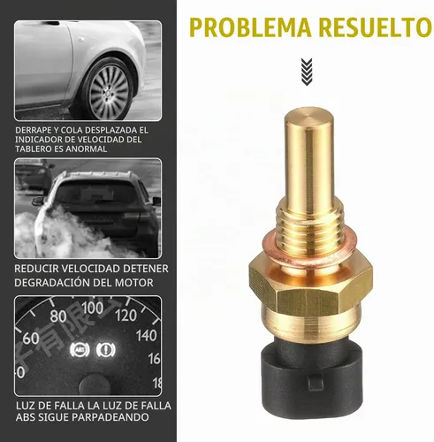Vista 5 de Pack-1 Sensor de temperatura del agua del automóvil, piezas de repuesto 15404280 12191170 60811520 12608814, accesorios de sensor de temperatura ECT