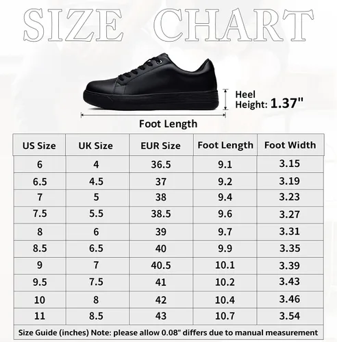 Vista 3 de Vepose Zapatillas de deporte clásicas de moda 8012 con cordones para mujer, zapatos cómodos y lindos