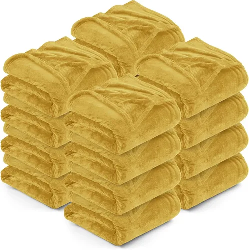 Vista 34 de Utopia Bedding - Manta de vellón de lujo, mullida, antiestática; manta de suave microfibra de 8.8 oz/yd² (300 g/m²) para sofá y cama; tamaño Gris