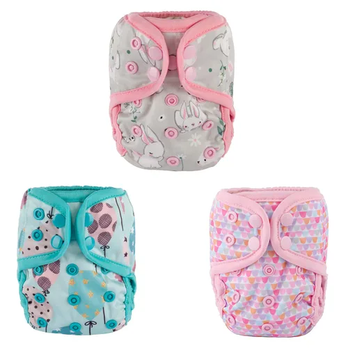 Vista 12 de Pañal para bebé recién nacido, 8lbs-10lbs (animal nativo americano)