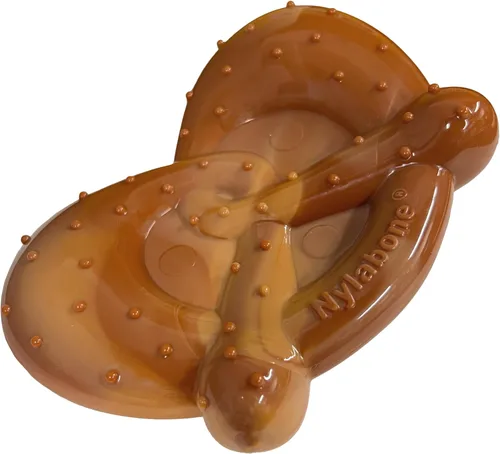 Vista 24 de Nylabone Paquete de juguetes masticables de potencia, juguetes para perros para masticadores agresivos, paquete de 3 Dog chews toys for small dogs