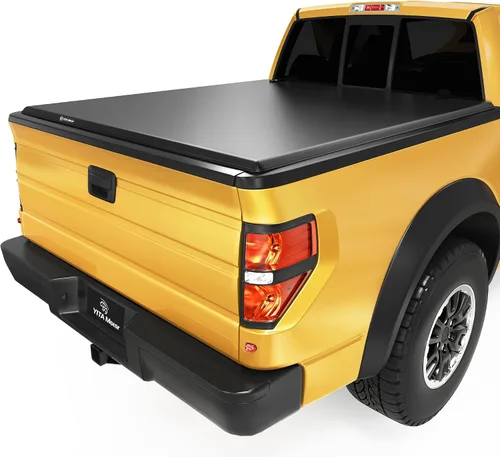 Vista 9 de YITAMOTOR Cubierta enrollable suave para caja de camioneta compatible con Ford F-150 2009-2014 de 5.5 pies Cubierta suave para caja de camioneta