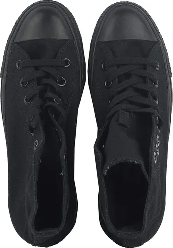 Vista 8 de Converse M9166 Chuck Taylor All Star Unisex Ox Low Top Negro Zapatillas, Negro