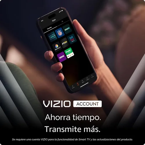 Vista 7 de VIZIO Smart TV Quantum Pro 4K 120Hz QLED HDR10+ de 50 pulgadas con Dolby Vision, Active Full Array, 240Hz @ 1080p PC Gaming, WiFi 6E, Apple AirPlay