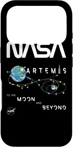 Vista 30 de NASA Artemis Mission Exploration Insignia Worm Logo Case for iPhone 17