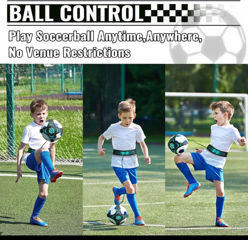 Vista 7 de Soccer Training Equipment,Soccer Training Mat Improve Strength,Agility and Coordination,Anti-Slip Silent Absorption Soccer Footwork Training