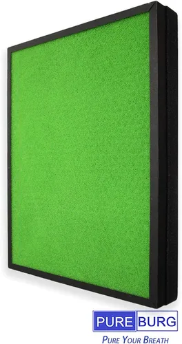 Vista 3 de PUREBURG HSP002 Filtro de repuesto compatible con Hathaspace HSP002 Smart True 2.0 purificador de aire, 1 paquete H13 HEPA carbón activado 3 etapas