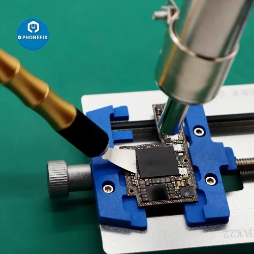 Vista 2 de 28 en 1 CPU NAND Flash quitar Graver Blade Pegamento Cuchillo de limpieza para reparación de teléfonos móviles Juego de herramientas de mano