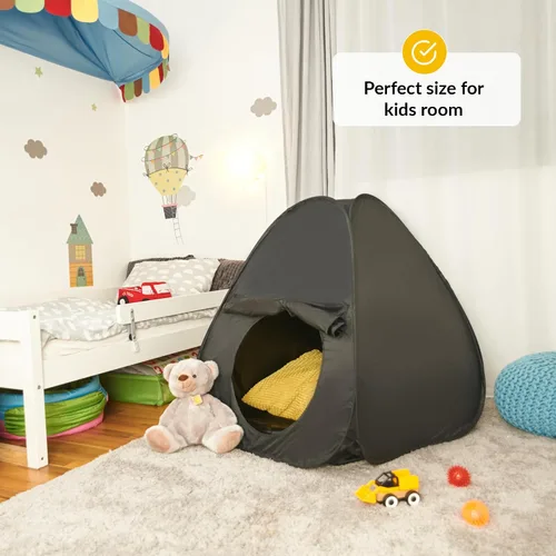 Vista 3 de Tienda de campaña sensorial Esquina tranquila para jugar y relajarse Juguetes para niños autistas Ayuda con autismo, SPD, ansiedad y mejora