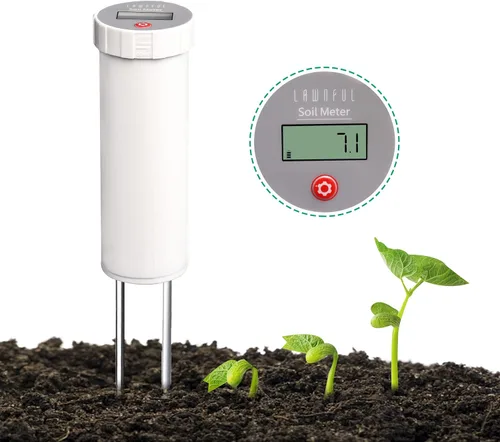 Vista 8 de Digital Soil pH Meter, Industrial Grade Soil pH Tester with Calibration-Free LCD Display, High Accuracy Soil pH Pen, Soil pH Monitor for Garden