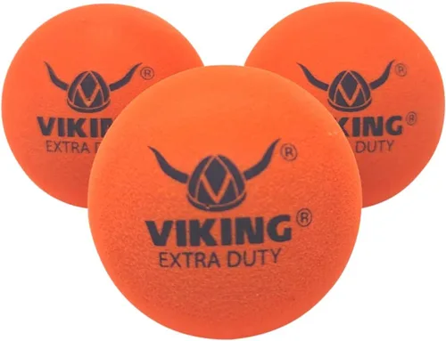 Vista 3 de Viking Sports Extra Duty - Pelota de tenis con plataforma, color naranja (manga de 3)