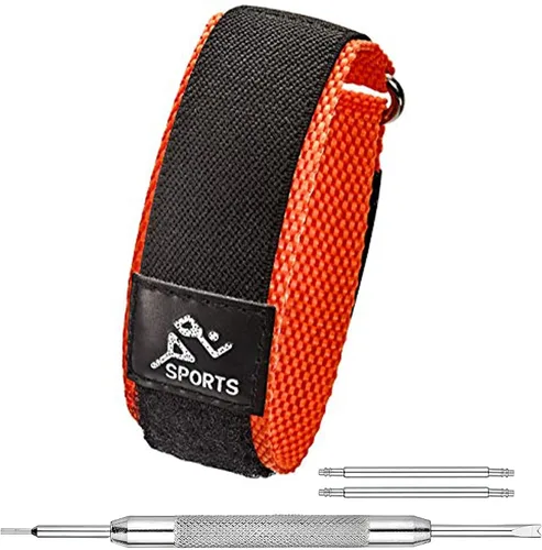 Vista 10 de Correa de reloj Alpine Sporty de nylon Correas de reloj de velcro de liberación rápida impermeables Correas de reloj ligeras y ajustables